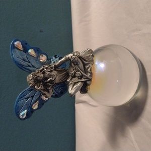 Fairy on crystal ball